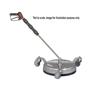 16″ Turbo Devil TD410 Stainless Steel Surface Cleaner Gun & Lance